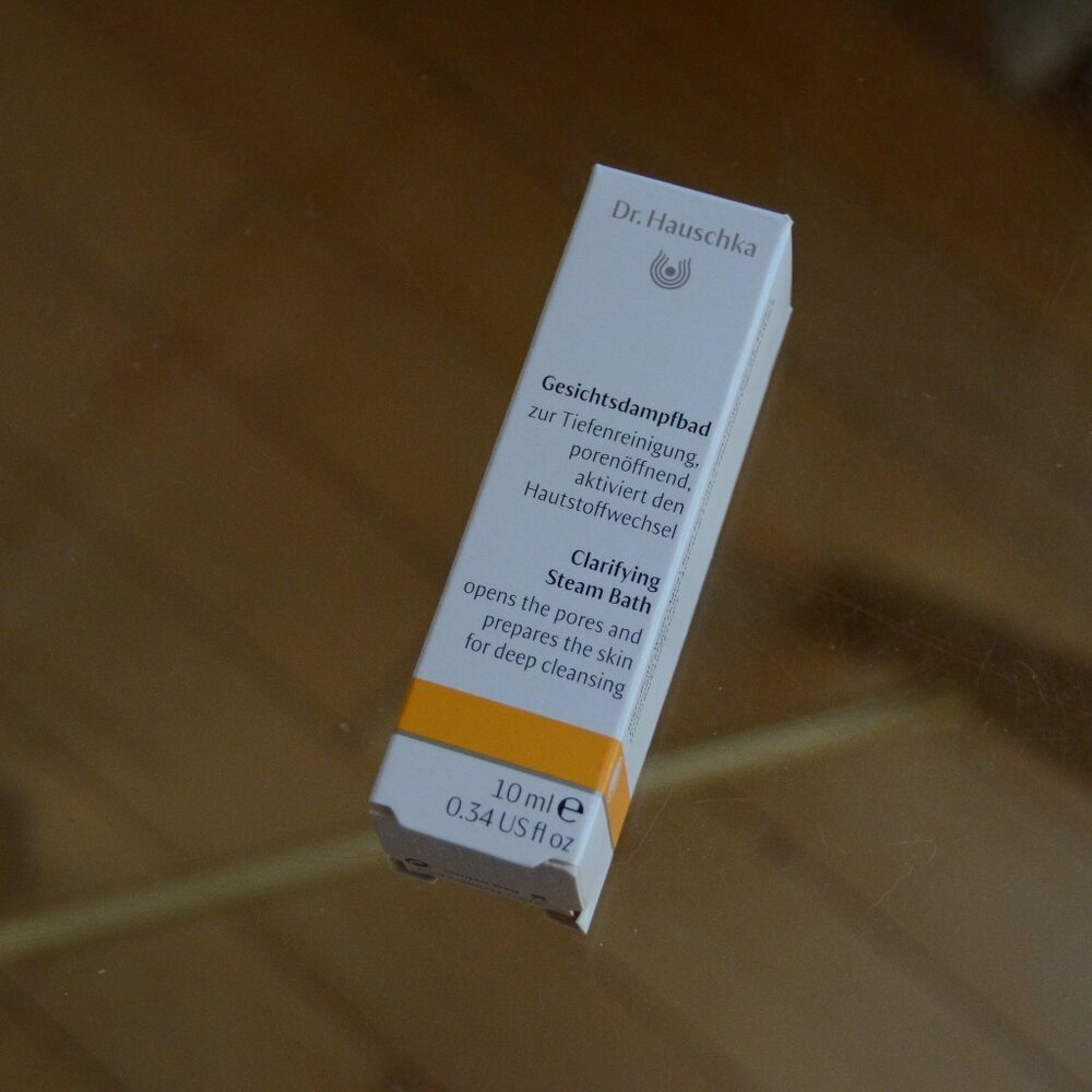 Dr Hauschka Clarifying Steam Bath prepares skin for deep cleansing